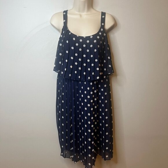 Flowy Polka Dot Summer Dress (S) - Picture 1 of 8